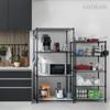 CAPHAUS NSF Commercial Grade Heavy Duty Wire Shelving w/Wheels, Leveling Feet & Liners, Metal Shelf, Garage & Utility Storage, 5-Tier 30x14x64 view 2