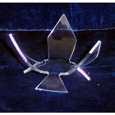 4" Acrylic Display Stand Sea Shell Decor Reef Coral