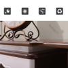 NERDOH 150Cm/59In Tv Cabinet Wall Mountable Walnut Tv Shelf Stand Living Room Modern Floating Entertainment Unit Component with 2 Storages Wooden Tv Console/White/59In view 3