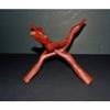 12" Carved Wood Display Stand Sea Shell Beach Decor Coral Wooden Nautical view 1