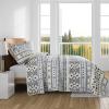 BEDIFANY Boho Quilt King Size Set, Lightweight Bedspread King Size Stripe Boho King Quilt, Quilt Bedding Set for Bed Decoration, All-Season Coverlet Set, 3 Pieces view 3