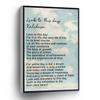 PUCHYUCT Look To This Day Canvas Wall Art Kalidasa Poem Poster Blue Sky Print Stretched And Framed Ready To Hang For Living Room,Bedroom,Classroom Etc (16" X 24") view 1