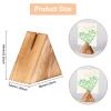 CHGCRAFT 10Pcs Triangle Wood Photo Holder Table Numbers Sign Holders view 2