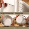 3pcs Salad Bowls Large Serving, Stainless Steel Mixing Bowls Insulated Soup Bowl with Scale for Restaurant Stackable Serving Bowls view 2