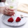 20CM Vanity Tray, Round Marble Storage Tray for Kitchen Bathroom Dresser, Delicate Cosmetic Jewelry Display Tray Organizer(Size:20 * 20cm) view 3