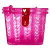 Love TLC Gift Basket with Handle 2pack Pink for Valentines Day Or Just Because Heart 5.5"x5" view 1