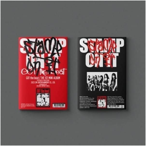 GOT the beat Stamp On It 1st Mini Album CD+Booklet+Postcard+Photocard+Tracking (Random)