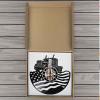 Music Vinyl Wall Clock 12Inch Retro Black Hanging Wall Clock Tractor American Flag Vinyl Record Wall Clock 3D Watches Farmhouse Wall Art Decor view 4