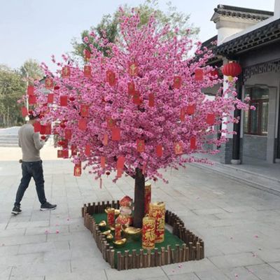 Artificial Cherry Blossom Trees Japanese Cherry Blossom Tree Arch Pink Fake Sakura Flower Vines Hanging Silk Flowers Indoor Outdoor Home Office Party 1.61.2m/5.24ft