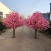 Artificial Cherry Blossom Trees Japanese Cherry Blossom Tree Arch Pink Fake Sakura Flower Vines Hanging Silk Flowers Indoor Outdoor Home Office Party 1.61.2m/5.24ft view 4