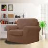 IMYOGI Stretch Sofa Slipcovers with Separate Seat Cushion Covers and Backrests Covers, Anti-Slip Sofa Cover Polyester Couch Covers for Kids and Pets (Color : Coffee, Size : 1 Seater(80-120cm)) view 3