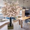Artificial Cherry Blossom Tree, Japanese Cherry Blossom Tree, Simulation Red Blossom Tree, Sakura Tree, Cherry Blossom Tree, Fake Tree Indoor Outdoor 1.81.5m/65ft view 2