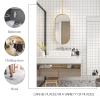 Ceiling Gold Metal Hanging Boom MirrorModern Oval Large Make-up Mirror Bathroom Washroom Bedroom Hallway Elliptical Floating Decor Wall Mounted Mirrors ( Size : 40cmx60cm ) view 3
