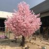 DEKIST Artificial Silk Cherry Blossom Flower Heads, Fake Fabric Floral Head Petals Decor for Bridal Hair Clips Headbands Dress DIY Accessories Wedding Party Supply Table D 22m//6.56.5ft view 1