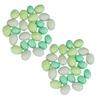 Group of 48 Cream, Green and Teal Artificial Speckled Easter Eggs by Factory Direct Craft for Easter Decorating and Spring Displays view 4
