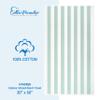 Cotton Paradise, Cabana Stripe Beach Towels 4 Packed, 30x60 inches Extra Large Pool Towels, Soft Absorbent Quick Dry, Mint view 2