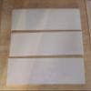 LINOXE 3 Layer 14" Medicine Cabinet Replacement Shelves, Medicine Cabinet Replacement Shelves Wood, Wood Medicine Cabinet Shelf Replacement, Warp Resistant Plywood (White)- 3 Pcs view 1