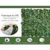 sxysdkjco Artificial Ivy Privacy Fence Screen Greenery Wall 2x2m/6.56x6.56ft,Fence Privacy Screen,Artificial Living Wall Artificial Hedge Decorative Garden Screen view 3