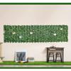 sxysdkjco Artificial Ivy Privacy Fence Screen Greenery Wall 2x2m/6.56x6.56ft,Fence Privacy Screen,Artificial Living Wall Artificial Hedge Decorative Garden Screen view 4