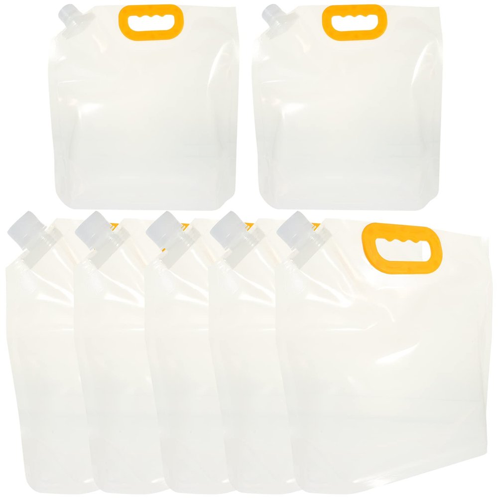 Cabilock 10pcs Grain Storage Bags Hollow Handle Airtight Dried Food Bags for Organizing Pantry Material Space-saving Design Random Color