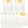 Cabilock 10pcs Grain Storage Bags Hollow Handle Airtight Dried Food Bags for Organizing Pantry Material Space-saving Design Random Color view 1