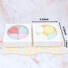 Capkyke 50pcs Individual Cookie Boxes with Window 4.3x4.3x1.2 Inches Small Soap Packaging Boxes Dessert Boxes Auto-Popup Gift Box Wedding Favor Boxes Small Gift Boxes for Single Cookie Pastry view 3
