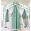 Bed Canopy Deluxe Princess Wind Bed Canopy, Double Layer Blackout, Windproof and dustproof Curtain, Easy to Install with Bracket (Color : A2, Size : 180x200x200cm) view 4