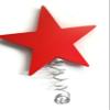 Red 6 Inch Tree Star Topper for Christmas, Valentine's Seasonal Trees, 4th of July Decor, Home or Office view 2