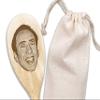Nicolas Cage Face On Wooden Spoons Nic Cage On Things Nicolas Cage Gifts For Birthday Housewarming Gift Funny Meme Gift Chef Cook Fan Gift (Smiling + Bag) view 1