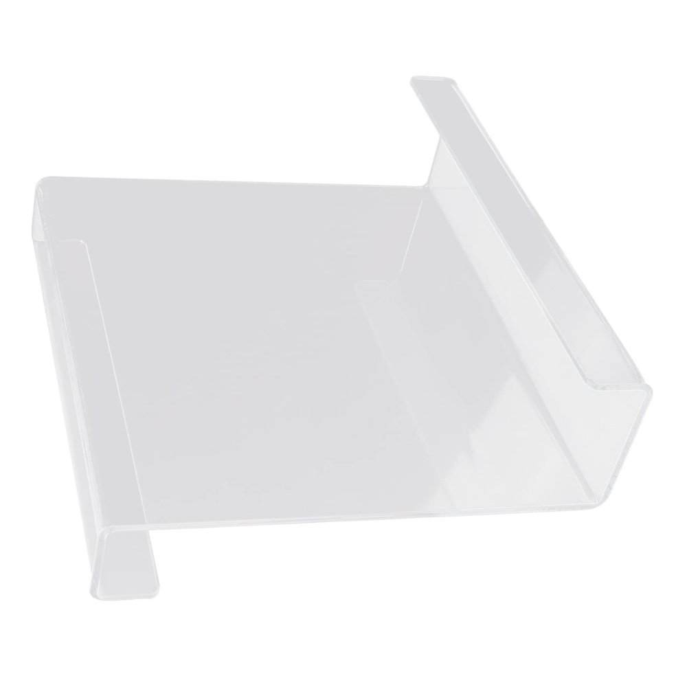 KOMBIUDA Transparent Acrylic E-Book Stand for Treadmill with Reading Frame and Magazine Display Rack Practical Tablet Holder for Exercise and Flat Display