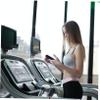 KOMBIUDA Transparent Acrylic E-Book Stand for Treadmill with Reading Frame and Magazine Display Rack Practical Tablet Holder for Exercise and Flat Display view 3
