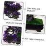 Hoement Artificial Plants Bonsai Guest-Greeting Pine Purple Mini Tree Desk Home Decor Simulation view 3
