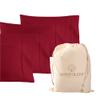 1000 TC Burgundy Standard Pillowcases Set of 4 100% Egyptian Cotton Pillow Cases with Long Staple Cotton & Sateen Weave, Silky Soft Hotel - Like Bed Pillow Covers for Comfy Sleeping, Snug Fit view 1