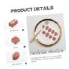 EXCEART 24 pcs Lifelike Realistic Simulated Kitchen Prop Decors Flatback Toys Coffee Food Bulk Candy Photography Model Dessert Decor Display Home Faux Milk Artificial Chocolates view 4