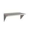 Krollen Industrial 16 Gauge Stainless Steel 15" x 36" Heavy-Duty Solid Wall Shelf view 1