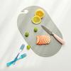 Signim Dono TPU Chopping Board set with Perforated board magnetic holder (4P) Pink 9.45in x 16.9in x 6.3in view 3