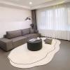Irregular White Imitation Cashmere Carpet, Washable Anti-Skid Carpet, Used for Living Room, Bedroom, Home Decoration Carpet (Size : 200cm*300cm) view 3