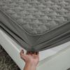 homeemoh Universal Mattress Protector 35.43"x74.8"x11.81", Elastic Fitted Quilted Mattress Topper Pad Cover Dust Proof Mattress Cover,Bean Red view 4