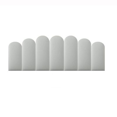 XILYZMO Peel and Stick Upholstered, 3D Wall Panel, Upholstered Headboard, Reusable and Removeable Padded Wall Panels (Color : Grey, Size : 0.55x1.8m)