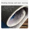 Irregular White Imitation Cashmere Carpet, Washable Anti-Skid Carpet, Used for Living Room, Bedroom, Home Decoration Carpet (Size : 80cm*120cm) view 3