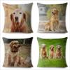 Custom Cushion Cover Printed on Both Sides, Personalized Sofa Bed Pillow Cover with Your Wedding Photo 45x45cm, Personalized Photo Valentine's Day Gift (40x40cm,Cotton) view 2