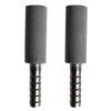 tsingseen life 2pcs 0.5 Micron Diffusion Stone Stainless Steel Aeration Stone Carbonating Stone with 1/4" Barb Beer Bar Accessories view 2