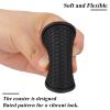 4 Pack Car Coasters, 2.75inch Universal Non-Slip Car Cup Holder Coaster for Car, PVC Cup Pad Mat Car Coasters for Cup Holders for Women (Black) view 4
