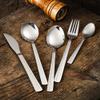 Silverware Set for 14 Modern Cutlery Flatware Set Premium Stainless Steel Striped Handle 70 Piece Include Knifes Forks and Spoons Tableware Utensils Set for Home Kitchen Wedding Restaurant view 1