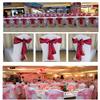 10/50/100pcs Satin Chair Bow Sashes Wedding Chair Knots Ribbon Butterfly Ties for Party Event Hotel Banquet Home Decoration,Royal Blue,10 pcs view 3