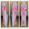 10/50/100pcs Satin Chair Bow Sashes Wedding Chair Knots Ribbon Butterfly Ties for Party Event Hotel Banquet Home Decoration,Royal Blue,10 pcs view 4