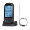 XARONF Digital Meat Thermometer for Cooking, LCD Large Display Instant Read Food Thermometer with Backlight, Long Probe, Kitchen Timer, Cooking Thermometer for BBQ,Oven (Color : Black) view 1
