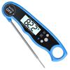 XARONF Digital Meat Thermometer Instant Read Out - Backlight Folding Kitchen Food Thermometer for BBQ Grilling Smoker Baking (Color : Blue) view 1