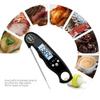 XARONF Digital Meat Thermometer Instant Read Out - Backlight Folding Kitchen Food Thermometer for BBQ Grilling Smoker Baking (Color : Blue) view 4