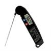 XARONF Digital Instant Read Meat Thermometer for Grilling Waterproof Kitchen Food Thermometer with Calibration & Backlight Smoker Oil Fry Candy Thermometer (Color : Black) view 1